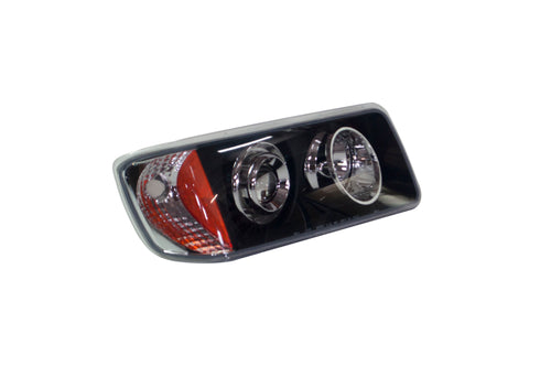 Black Matte Projector Headlight fits Freightliner FLD 120 /112
