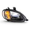 Headlight Fits Freightliner M2 Black Housing Led High/Low Beam