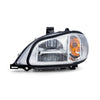 Headlight Fits Freightliner M2 Chrome Led High/Low Beam