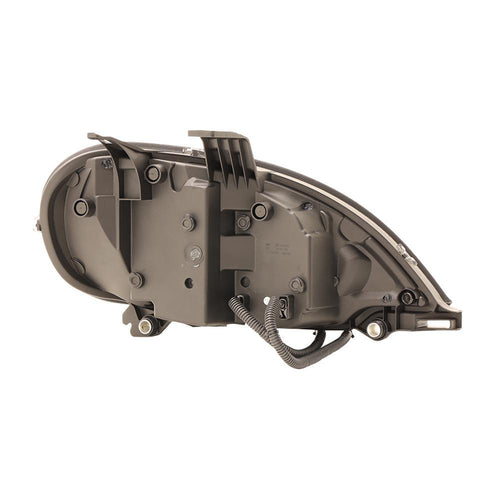 Black LED Head Lamp Projection With LED Bar Fits Freightliner Columbia