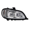 Chrome LED Headlight  Projection With LED Bar fits Freightliner M2