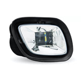 LED Projector Fog Light Chrome Reflector fits Freightliner Cascadia Passenger Side