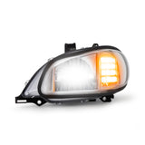 Chrome High Power LED Fog Light Fits Freightliner Cascadia 2018-2024 Driver Side