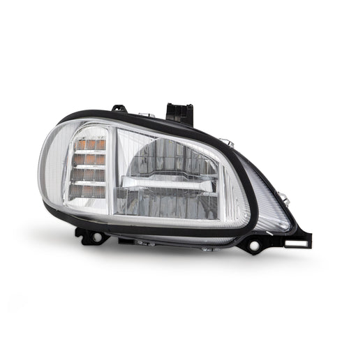 Chrome High Power LED Fog Light Fits Freightliner Cascadia 2018-2024 Passenger Side