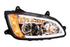 Headlight w/ Chrome Reflector fits Kenworth T370/T270/T700/T660 Passenger Side
