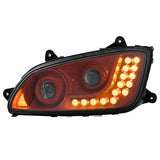 Headlight Kenworth T370,T270 T700, T660  With Red Driver SIde