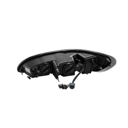 Chrome Projection Headlight W/LED Position Light & LED Turn Signal fits Peterbilt 382, 384, 386, 387 Passenger Side