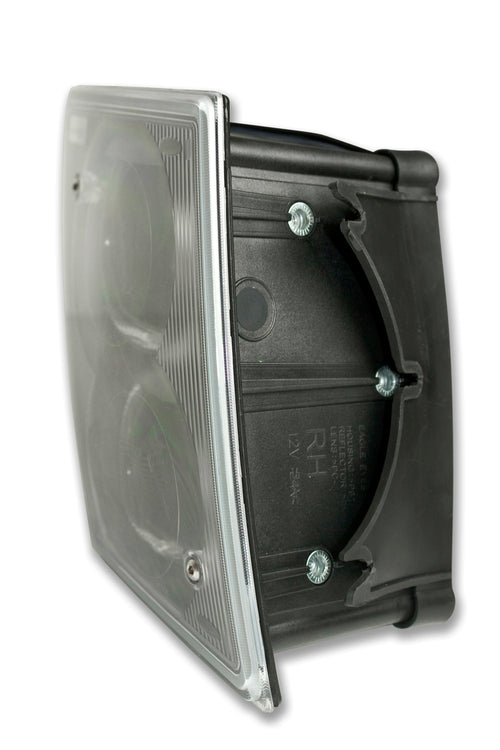 Fog Lamp fits Volvo VN / VNL 03+ with Amber/White LED Light Bar and Black Reflector