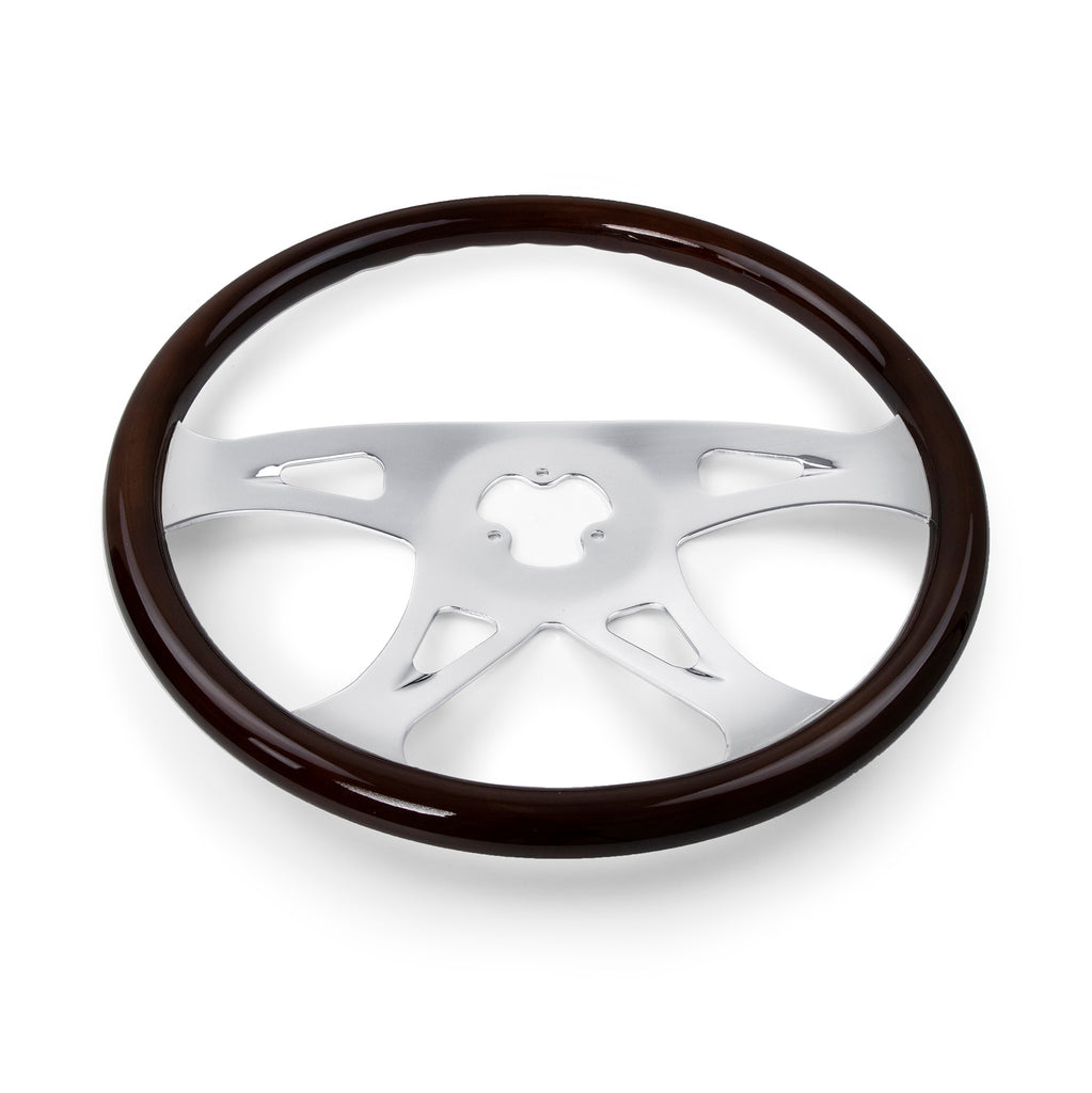 18" Dark Flame Steering Wheel 3 Spoke Freightliner, Kenworth, Peterbilt, Volvo E - Foto 8