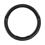 18" Steering Wheel Cover Black/Black W/ USASTAR Logo