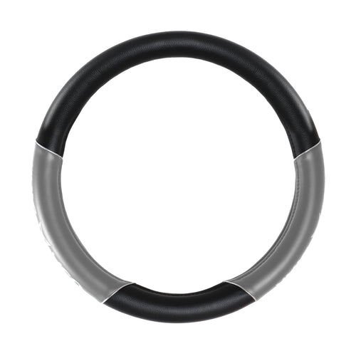 18" Steering Wheel Cover Black/Gray With USASTAR Logo