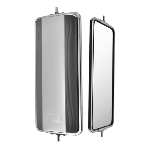 7" X 16" West Coast Mirror Stainless Steel W/Heated