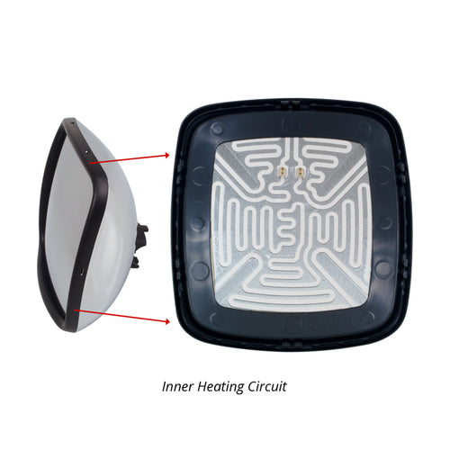 Lower Bottom Mirror fits Freightliner Columbia/M2 - fits Driver & Passenger