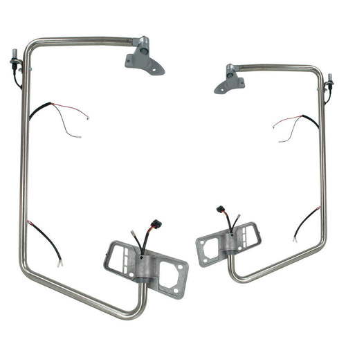 Mirror Door Mount Bracket Stainless Steel fits Freightliner Columbia/Century/Coronado