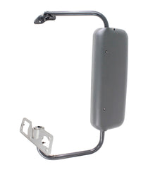 Complete Grey Heated & Motorized Mirror Assembly With Stainless Steel Arm Fits Freightliner Columbia, Century, Coronado