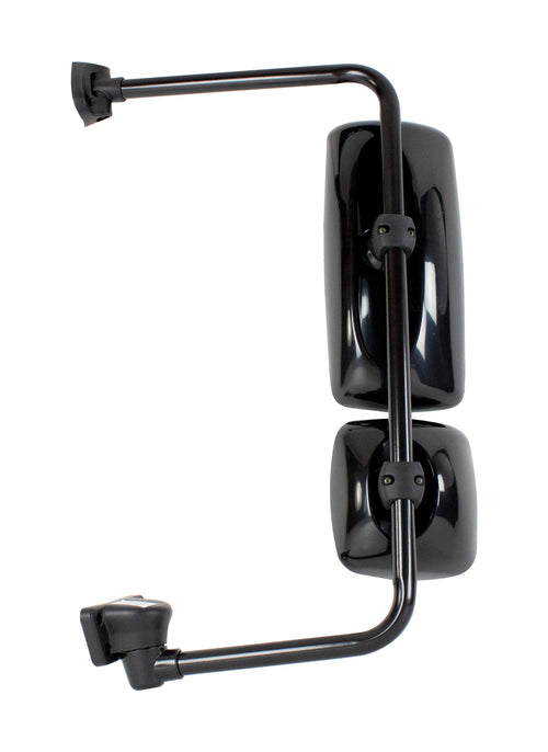 Freightiner M2 Complete Mirror Assembly with Black Housing - Driver Side