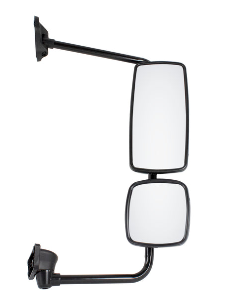 Freightiner M2 Complete Mirror Assembly with Black Housing - Passenger Side