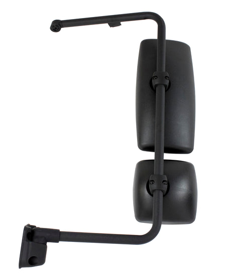 Complete Mirror Assembly with Black Heated Arm fits International Durastar 4200, 4300, 4400 Trucks
