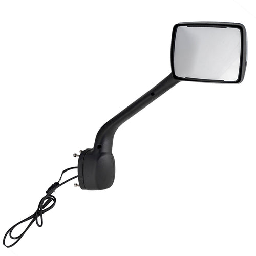 Chrome Hood Mirror W/ LED Lights Fits Kenworth T680, Peterbilt 579/587