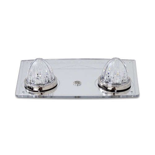White/Red Clear Watermelon Interior Dome Light Plate Fits Freightliner Cascadia