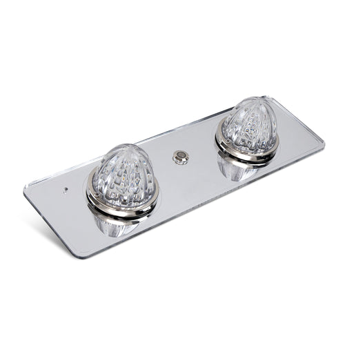 White/Red Clear Interior Watermelon Dome Light Plate Fits Freightliner Classic/Fld120