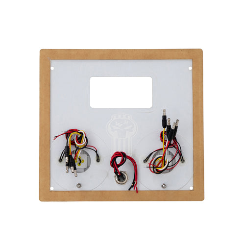 White/Red Clear Interior Watermelon Dome Light Plate Fits Kenworth T600,T660,W900,T800