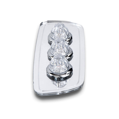 White/Blue Clear Interior Watermelon Dome Light Plate Fits Kenworth T600,T660,W900,T800