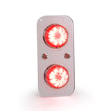 White/Red Clear Interior Watermelon Dome Light Plate Fits Peterbilt 379,389,386