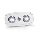 3/4" White Clear Interior Dome Light Plate Fits Peterbilt 379, 389, 386