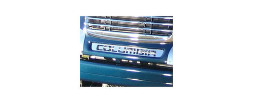 Hood Grill Filler Panel "Columbia" fits Freightliner Stainless Steel 304