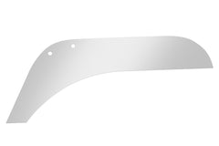 Door Extension fits Freightliner Century/Columbia, Polished, Stainless Steel, Pair.