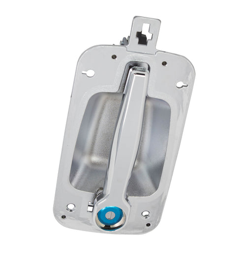Outside Handle fits International 4300 with Key Set - All Chrome