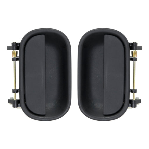 Outside Door Handle Front Texture Black Fits Isuzu