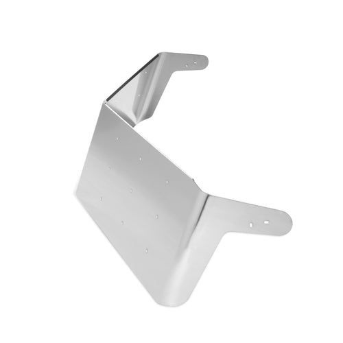 12” Stainless Steel Drop Visor W/ Flat Windshield 1985-1998 Fits Kenworth T800, T600, T400, T300, W900B, W900L