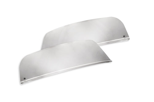 Stainless Steel 304 Headlight Top Fender Guards fits Kenworth T600. Hardware Included. Sold As Pairs