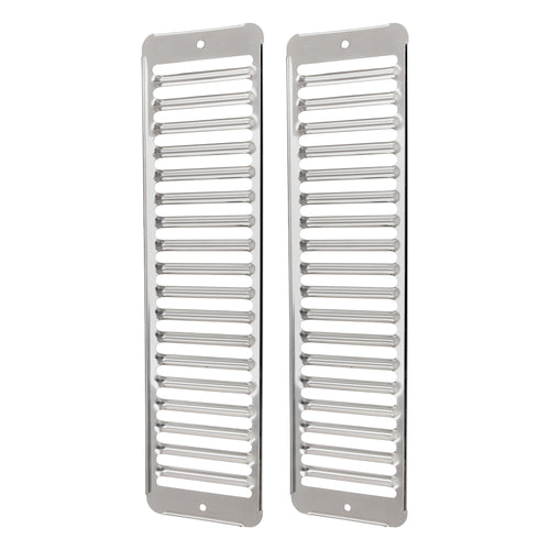 Hood Air Intake Grille fits Mack Ch Models Stainless Steel ( Sold As Pair )