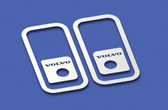 Door Handle Trim Set fits Volvo 4 Pieces Sold In Pairs