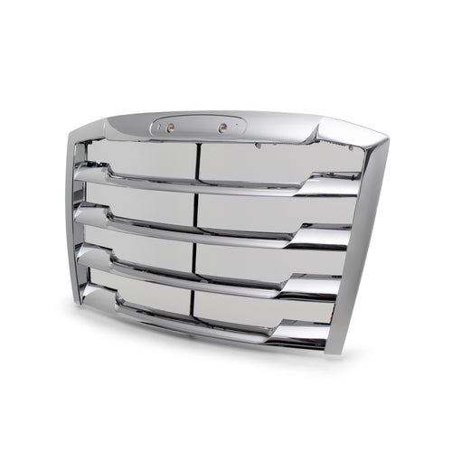 Grille Fits Freightliner Cascadia 2018 & UP Chrome Plastic W/ Bug Screen