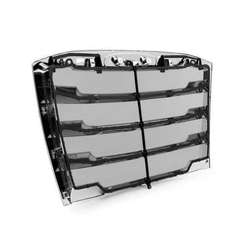 Grille Fits Freightliner Cascadia 2018 & UP Chrome Plastic W/ Bug Screen