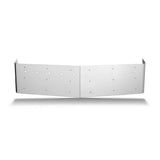 16.5” Visor Fits Freightliner Fld/Classic Condo Sleeper 10- 3/4” Light Holes Stainless Steel