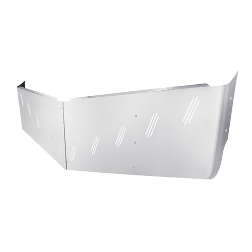 2 Hole Side Mount - 18” To 20” S.S 304 Visor Light in V Style 10 Hidden Light Holes, Fits Freightliner Century/Columbia/Coronado
