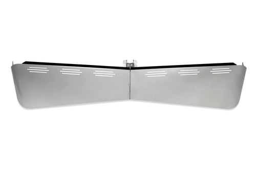 12-1/2” Reduced 7-3/4” Visor Fits Kenworth T600, T660, T800, W900 Curved Windshield Bowtie 6 Hidden Light Holes