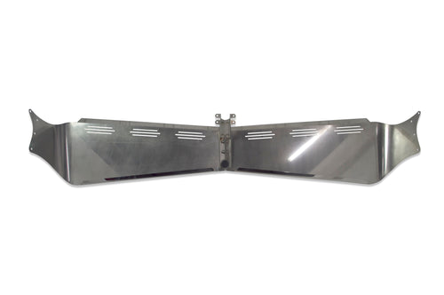 12-1/2” Reduced 7-3/4” Visor Fits Kenworth T600, T660, T800, W900 Curved Windshield Bowtie 6 Hidden Light Holes