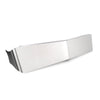 13- 1/2” X 11" Visor Curved Windshield Plain Stainless Steel. fits Kenworth W900, T600, T800,