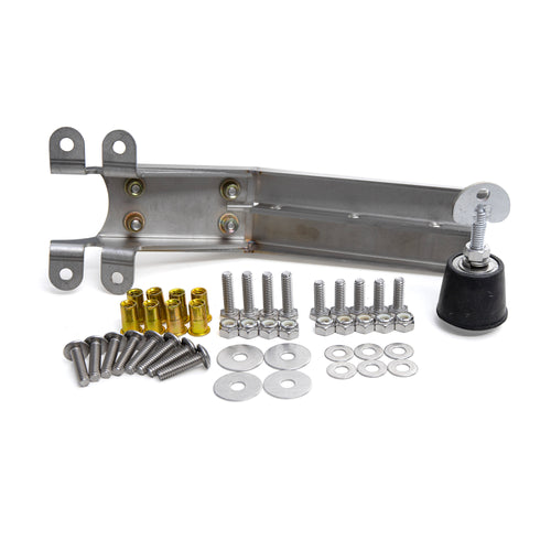 13- 1/2” X 11" Visor Fits Kenworth W900, T600, T800, Curved Windshield Plain S.Steel