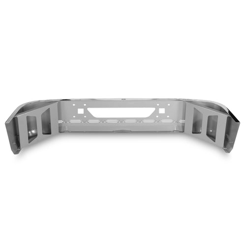 16” Chrome Bumper W/ Aero, Tow, Fog Light Hole & 10 Hidden Light Holes Fits International 9200 & 9400 1997+