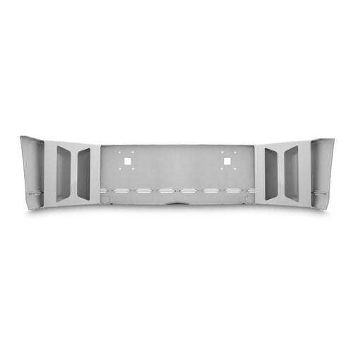 22” Bumper ( International 9200 & 9400 ) Aero Style, W/ Bolt Holes, Tow Holes & 10 Hidden Lights