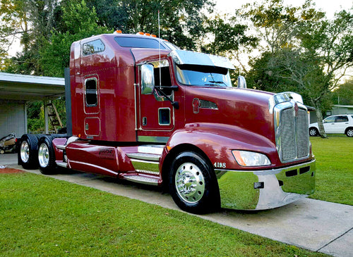 Grille Surround fits Kenworth T660, Chrome Plastic