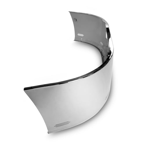 22” Chrome Bumper (Kenworth T660 2007-2016 Models) Aerodynamic, W/ Grille Installed, Air Vent, Tow & 10 Hidden Light Holes