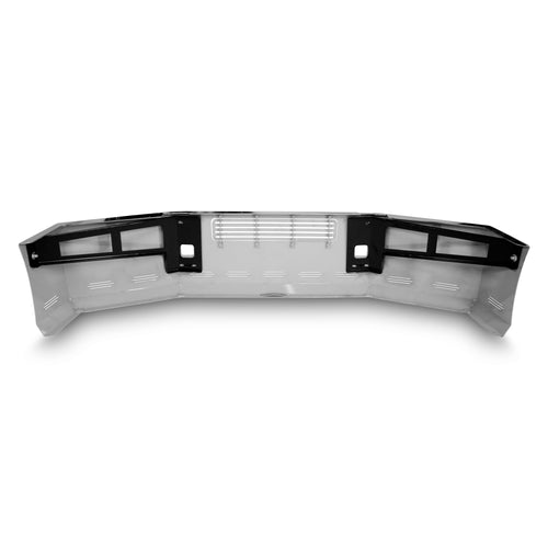 20” Chrome Bumper (Kenworth T800 2004-2012) Aero, W/ Grille, Tow & 11 Hidden Light Holes